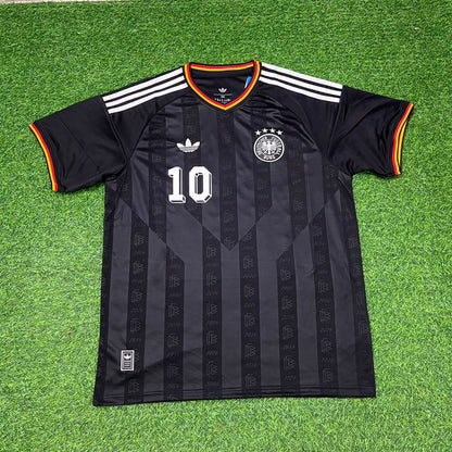 Lothar Matthäus 10# Germany Black Retro Vintage Football Jersey