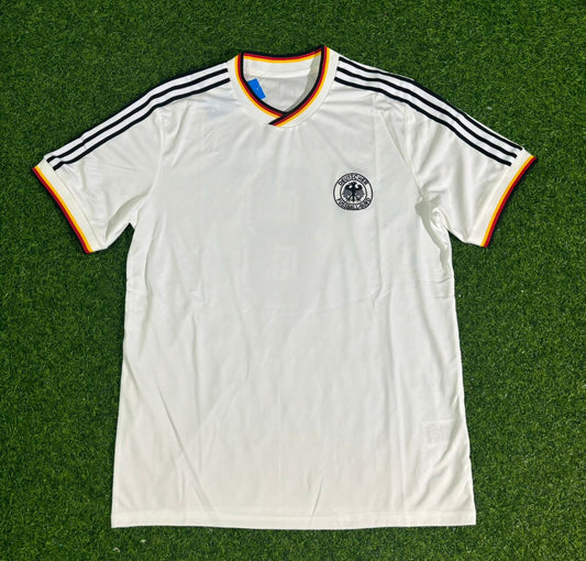 Deutschland 1986 Weltmeisterschaft Retro Trikot Wein