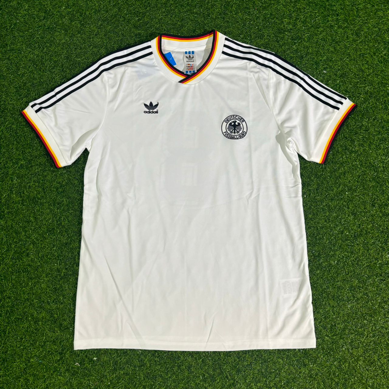 Lothar Matthäus #8 Deutschland 1986 Weltmeisterschaft Retro Trikot Weiß