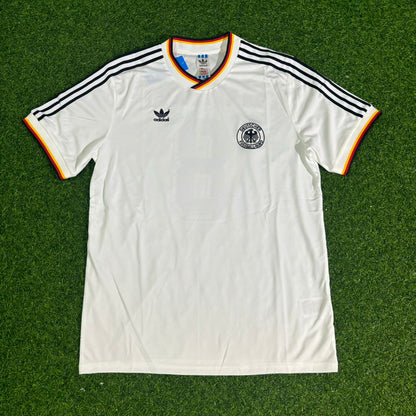 Lothar Matthäus #8 Deutschland 1986 Weltmeisterschaft Retro Trikot Weiß