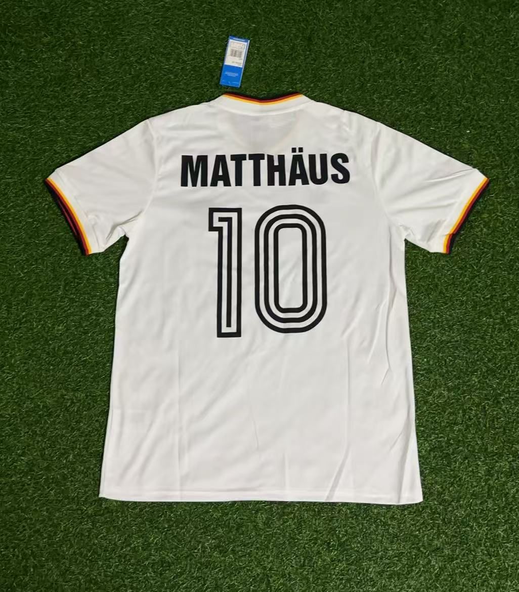 Lothar Matthäus Germany 1986 World Cup Retro Football Jersey Kit