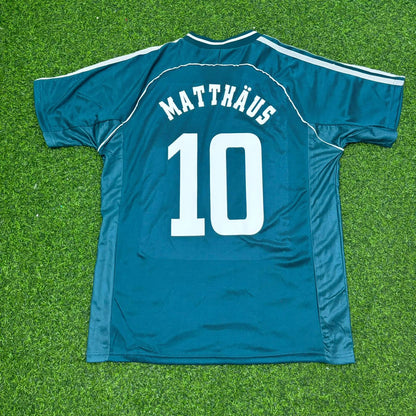 Lothar Matthäus Germany 1998 World Cup Away Retro Football Jersey