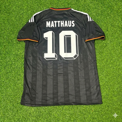 Lothar Matthäus 10# Germany Black Retro Vintage Football Jersey
