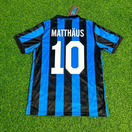 Lothar Matthäus Inter Retro Football Jersey