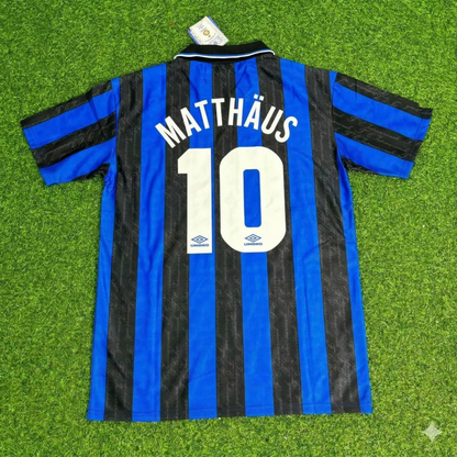 Lothar Matthäus Inter Home Retro Football Jersey