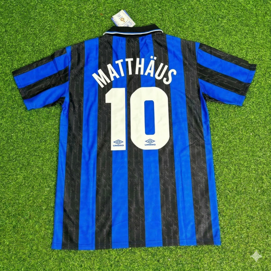 Lothar Matthäus Inter Home Retro Football Jersey