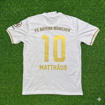 Lothar Matthäus #10 FC Bayern München 125 Years Anniversary Special-Edition White Jersey