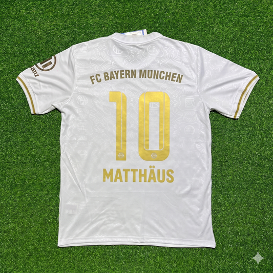 Lothar Matthäus #10 FC Bayern München 125 Years Anniversary Special-Edition White Jersey