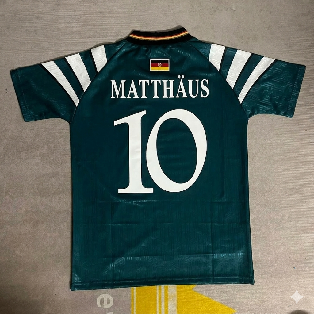 Lothar Matthäus Germany Deutschland Retro Jersey Trikot Soccer Shirt