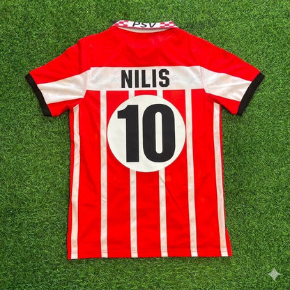 Luc Nilis #10 PSV Eindhoven 1995–1996 Retro Football Jersey Kit