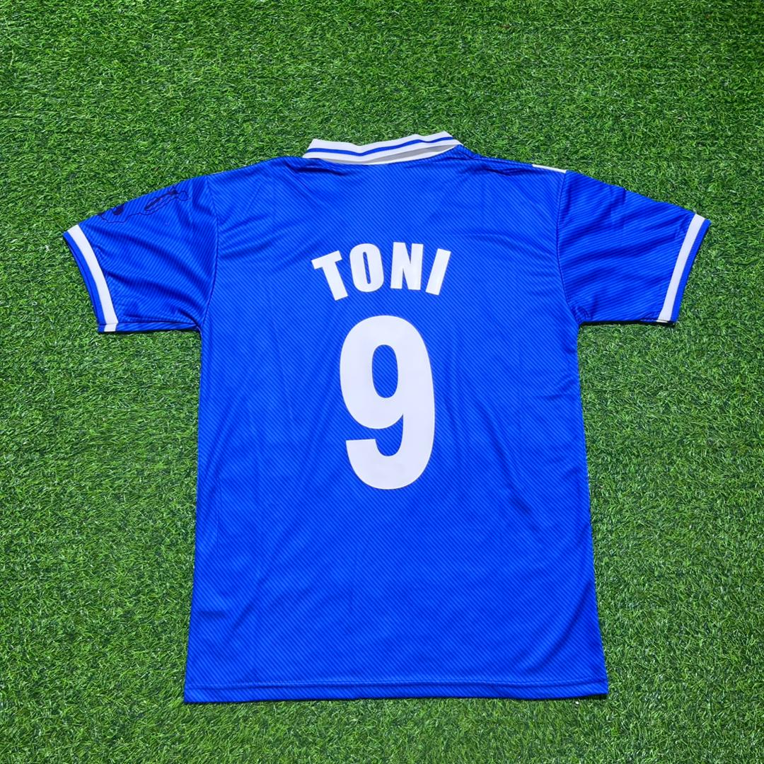 Luca Toni Brescia 1997/1998 Retro Home Football Jersey
