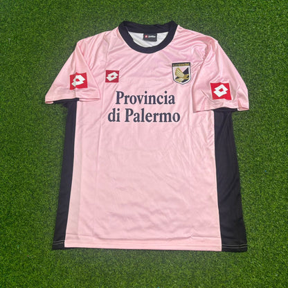 Luca Toni Palermo FC 2003-2004 Pink Retro Football Jersey