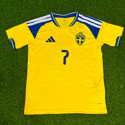 Lucas Bergvall Sweden 2026 World Cup New Season Football Jersey