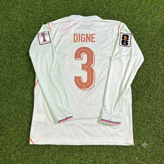 Lucas Digne #3 France 2026 World Cup Away Long Sleeve Jersey