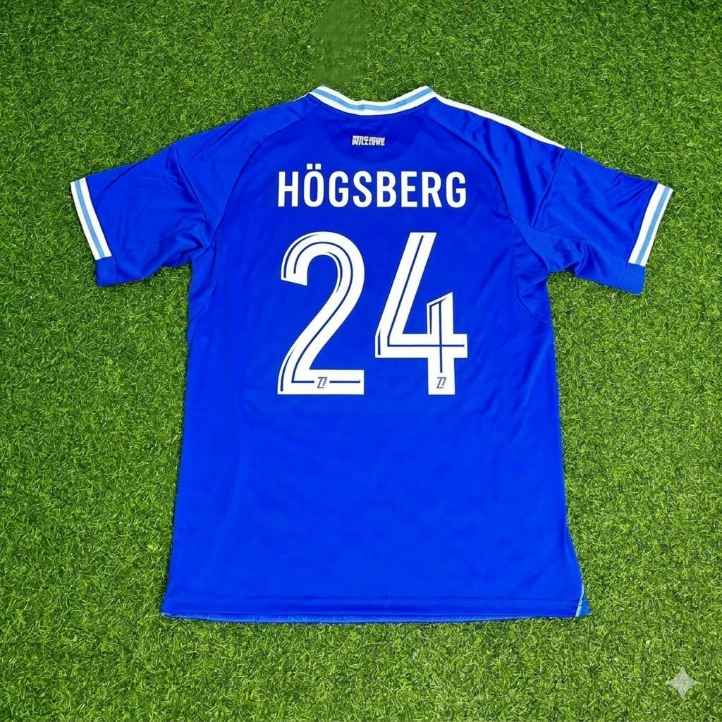 Lucas Høgsberg 24- Strasbourg New Season 2026 Jersey Trikot Maillot Soccer Shirt