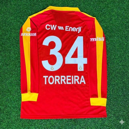 Lucas Torreira Galatasaray Legendary Retro Vintage Long Sleeve Football Jersey