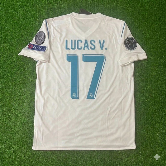 Lucas Vázquez 17- Madrid 2018 Final Jersey Trikot Maillot Soccer Shirt