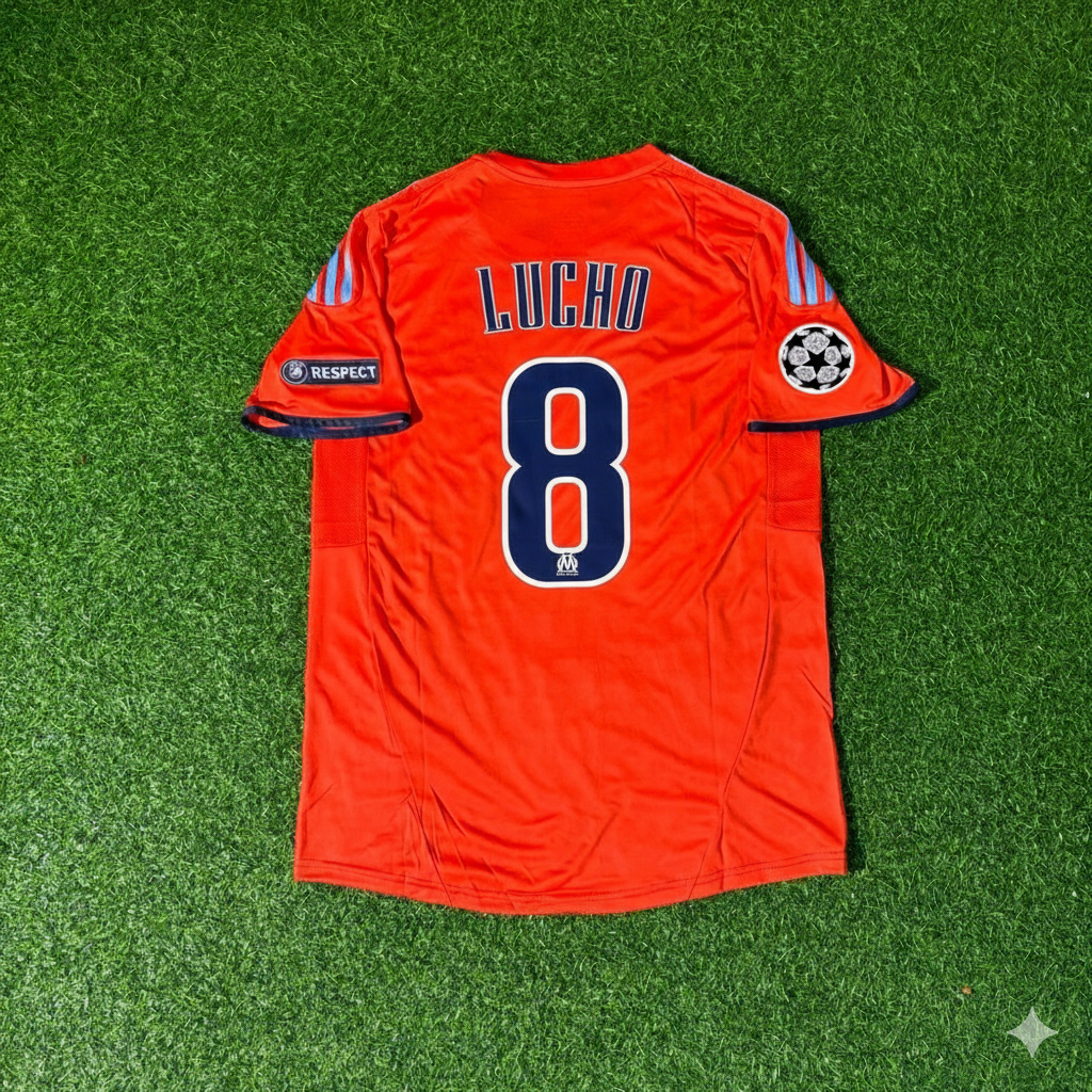 Lucho Gonzalez Marseille Retro Football Jersey Kit