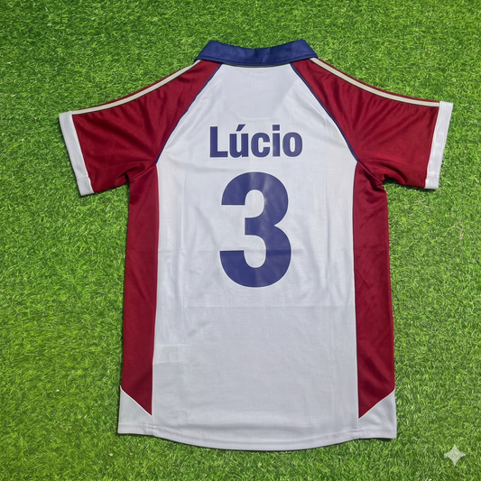 Lucio #3 FC Bayern Munich Maillot de football rétro extérieur gris