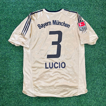 Lucio Bayern München 2004/05 Retro Golden Fußballtrikot Set