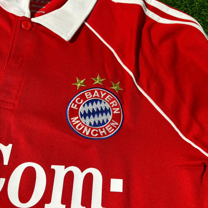 Lucio Bayern Munich 2006/07 Red Retro Football Jersey Kit