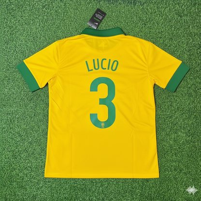 Lucio Brazil Retro Football Jersey Kit