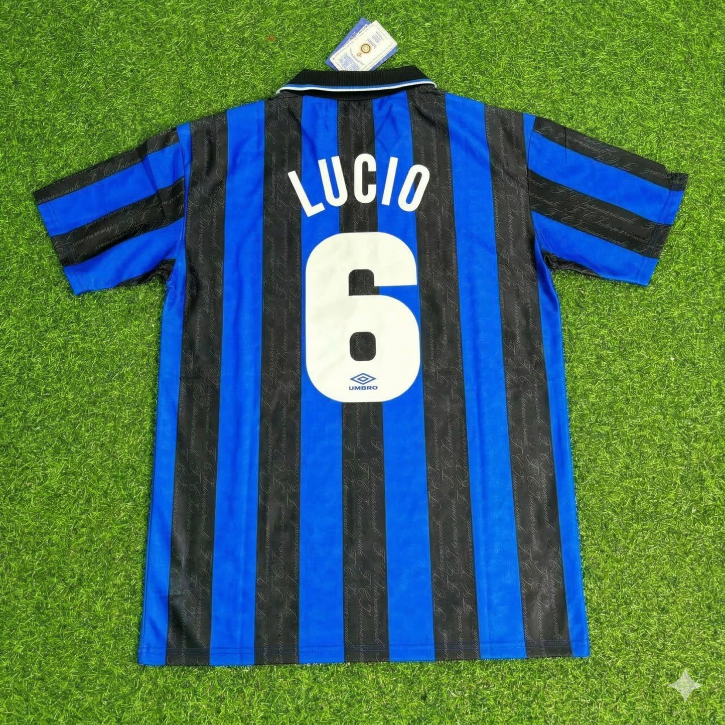 Lucio Inter Home Retro Football Jersey