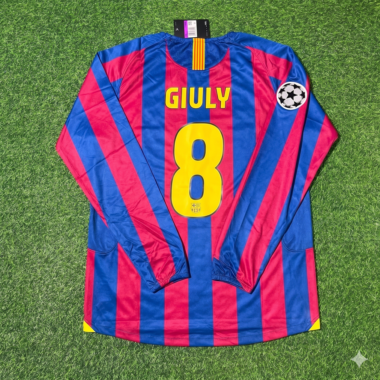 Ludovic Giuly Barcelona 2006 Finale Retro-Fußballtrikot