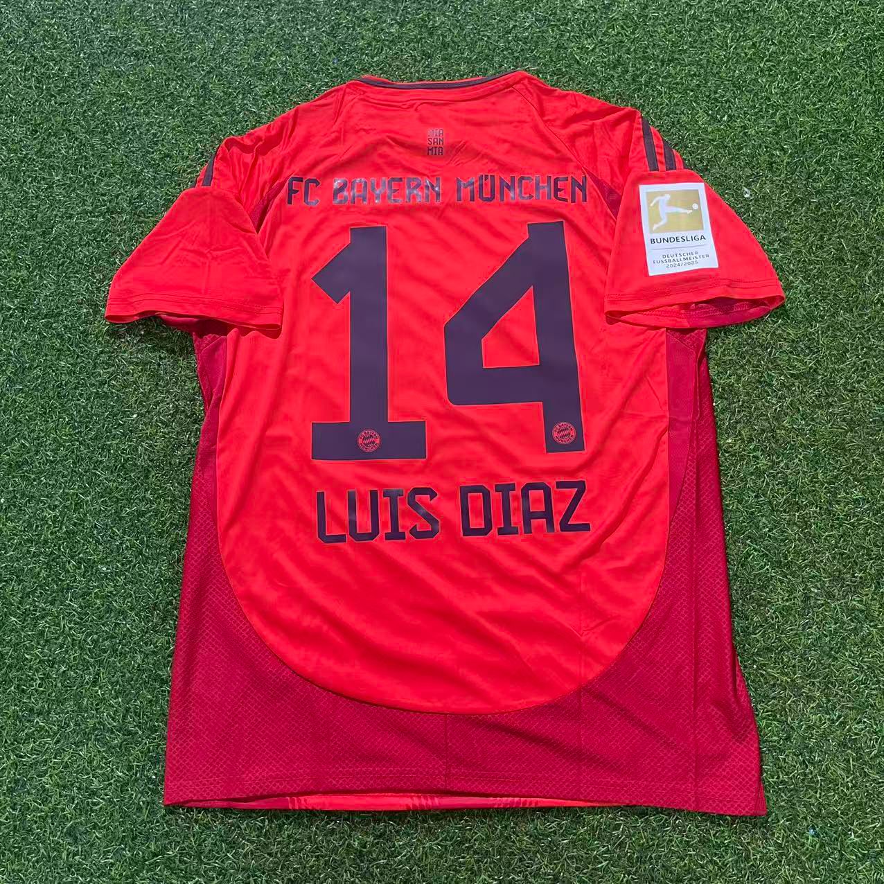 Luis Diaz Bayern München Home New season Trikot Maillot Soccer Shirt