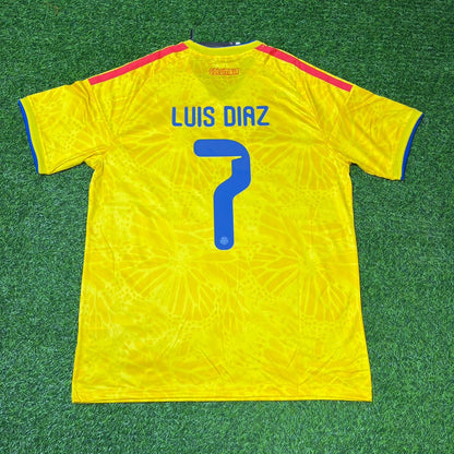 Luis Díaz Colombia 2026 World Cup Football Jersey Kit