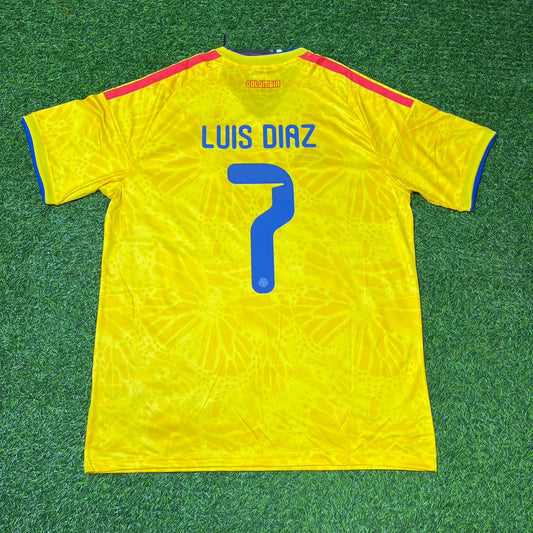 Luis Díaz Colombia 2026 World Cup Football Jersey Kit