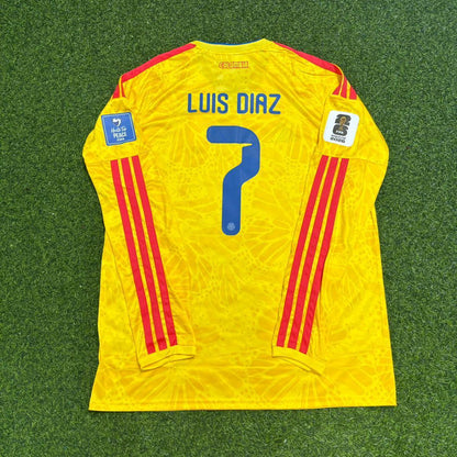 Luis Díaz Kolumbien WM 2026 Langarm Heimtrikot