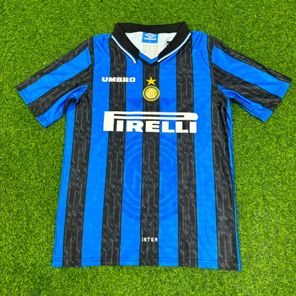 Maillot de Football Rétro Domicile Inter Luis Figo