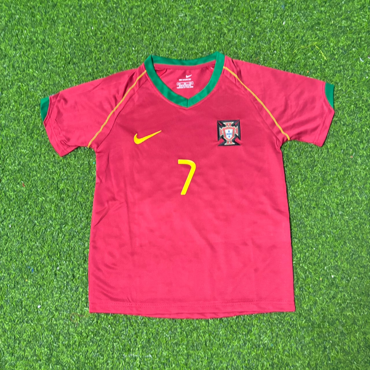 Luís Figo #7 Portugal 2006 World Cup Retro Football Jersey