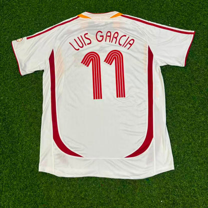 Luis Garcia Spain 2006 World Cup White Retro Jersey Trikot Maillot Camiseta