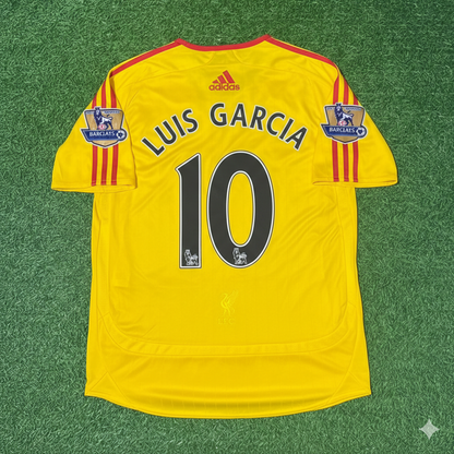 Luis Garcia Liverpool 2006/2007 Yellow Retro Football Jersey Kit