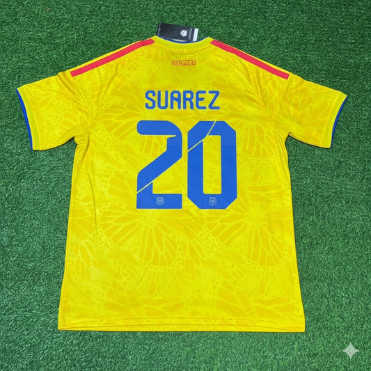 Luis Javier Suárez 20- Colombia 2026 World Cup Football Jersey