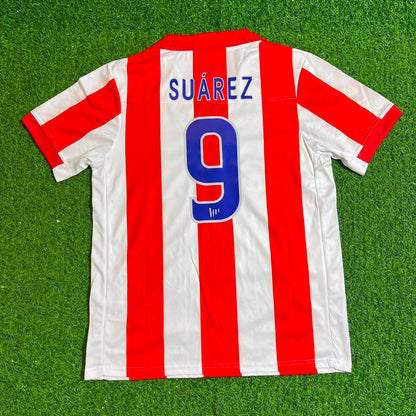 Luis Suarez Atletico de Madrid Retro Soccer Kit Jersey Trikot Maglia Shirt
