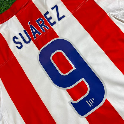 Luis Suarez Atletico de Madrid Retro Soccer Kit Jersey Trikot Maglia Shirt