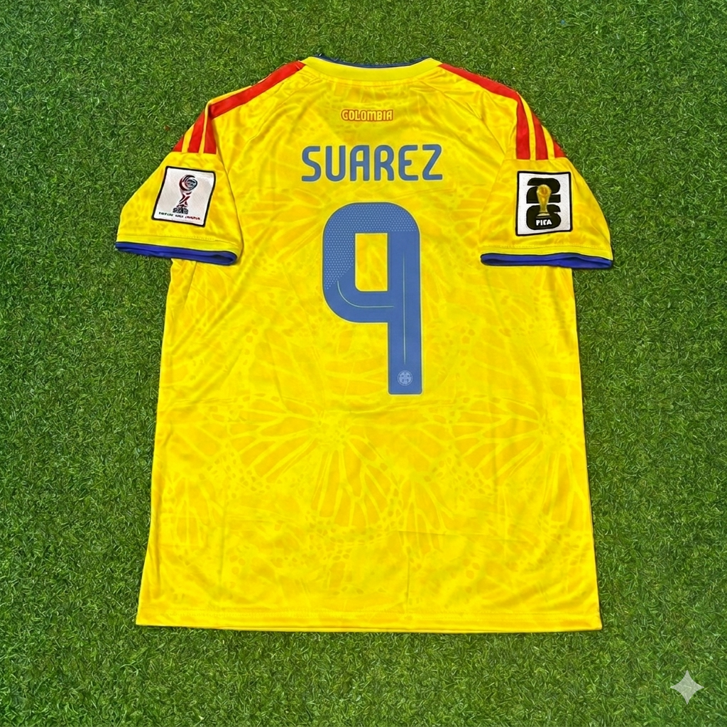 Luis Javier Suárez 9- Colombia 2026 World Cup Football Jersey