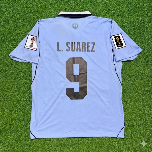 Luis Suárez #9 Uruguay 2026 World Cup Home Sky Blue Jersey