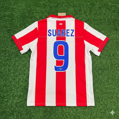Luis Suarez Atletico de Madrid Retro Soccer Kit Jersey Trikot Maglia Shirt