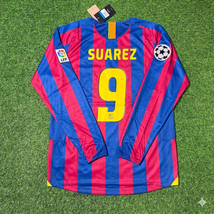 Luis Suarez Barcelona Retro Football Jersey