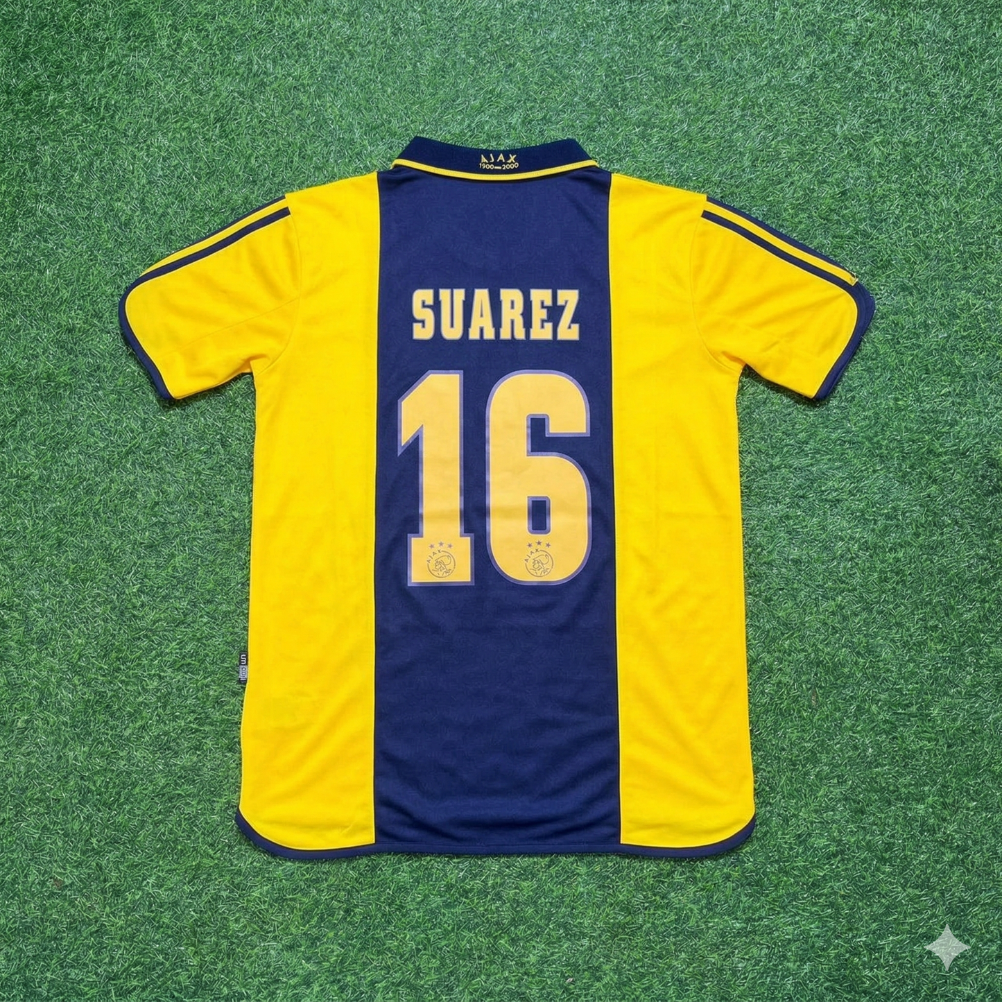 Luis Suarez Ajax Retro Yellow Football Jersey