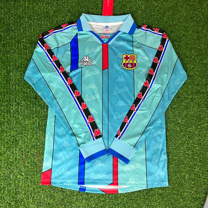 Luis Enrique Barcelona 1996 1997 Retro Football Jersey Soccer Shirt