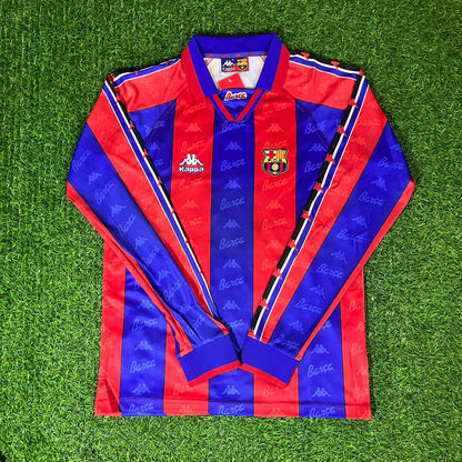 Luis Enrique Barcelona 1996 1997 Retro Burgundy Football Jersey Soccer Shirt