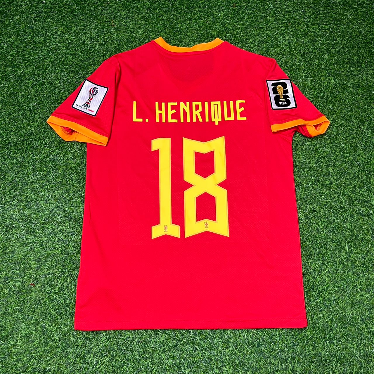 Luiz Henrique Brazil 2026 World Cup Red Football Jersey