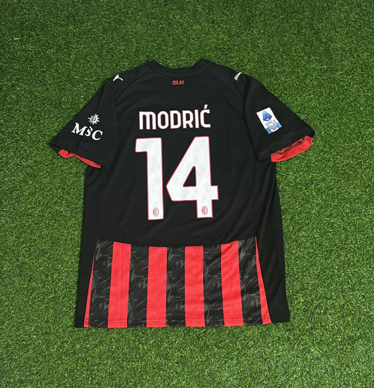 Maillot de football domicile de Luka Modric Milan Nouvelle Saison Maillot de football Maillot de football