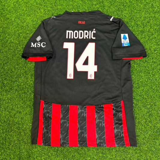 Luka Modric Milan New Season Jersey Home Soccer Shirt Trikot Soccer Shirt