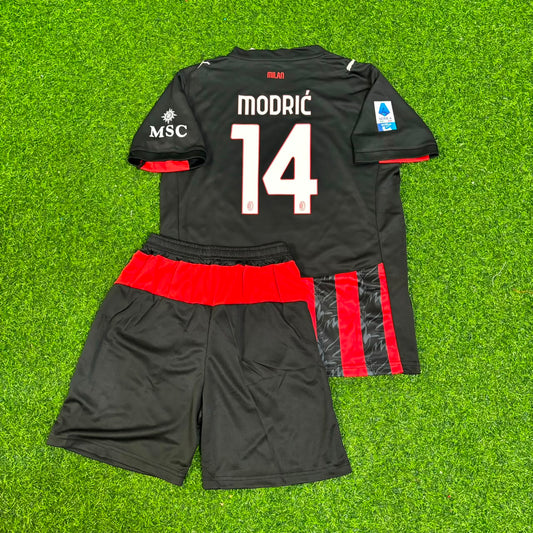 Luka Modric Milan New Season Jersey Home Kids Kit Soccer Shirt Trikot Soccer Shirt